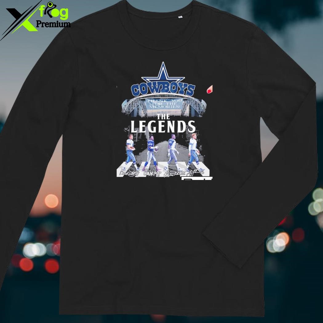 Official Dallas Cowboys the legends thank you for the memories T-shirt,  hoodie, tank top, sweater and long sleeve t-shirt