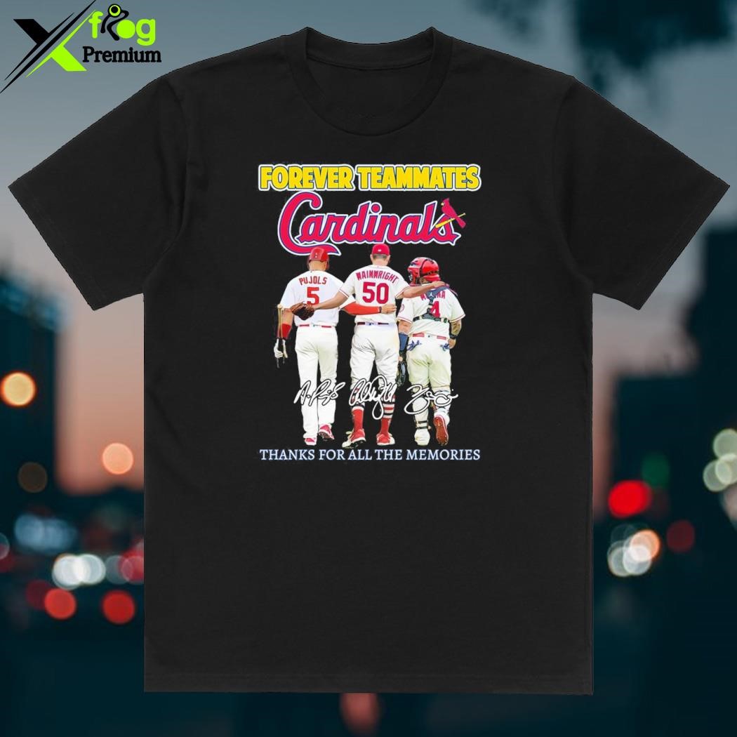 Official forever Teammates St Louis Cardinals Thanks For All The Memories  Shirt, hoodie, sweater, long sleeve and tank top