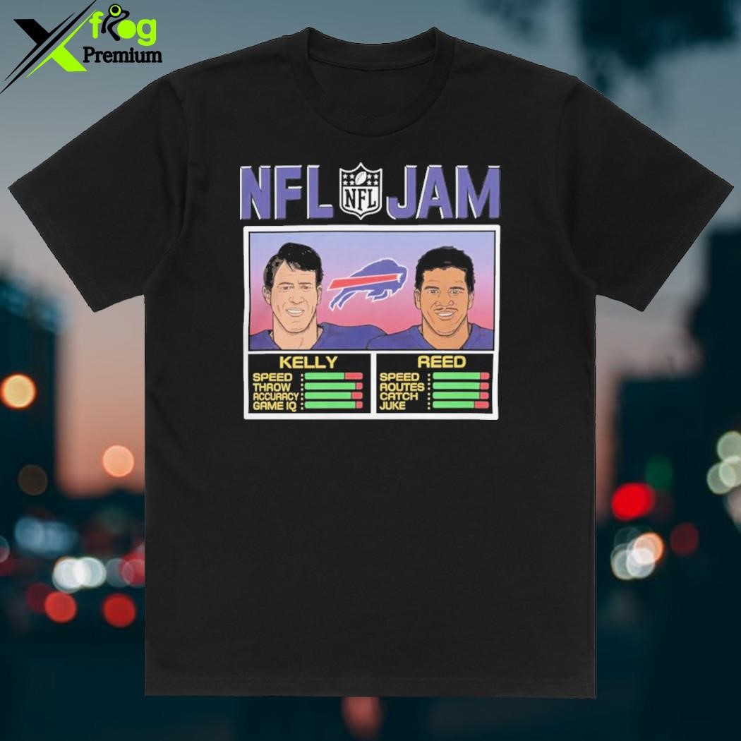 Homage Buffalo Bills Jim Kelly & Andre Reed NFL Jam T-Shirt