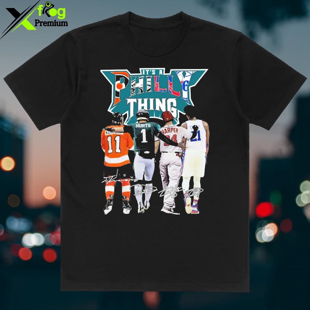 Philadelphia sports team Philadelphia Phillies Philadelphia Eagles and  Philadelphia Flyers signatures shirt, hoodie, sweater, long sleeve and tank  top