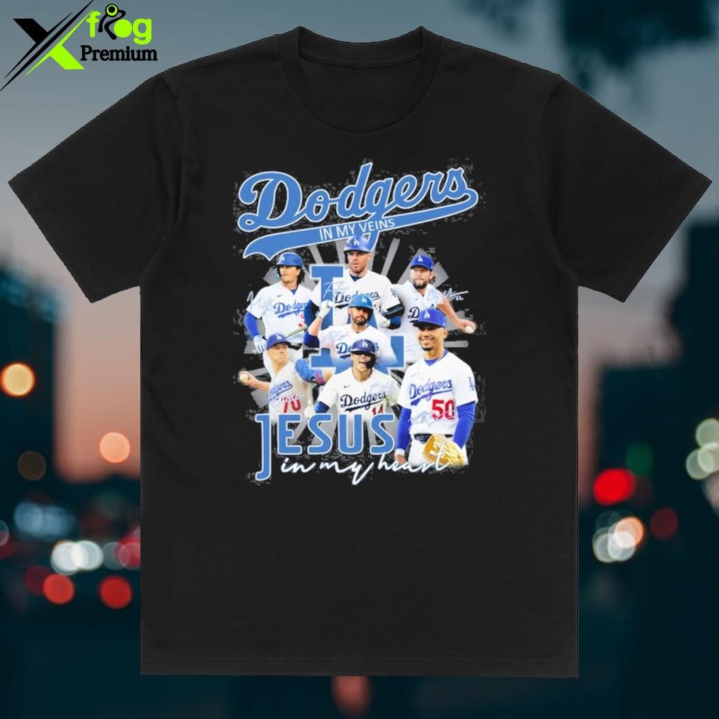 Love Los Angeles Dodgers all team player signatures 2023 shirt