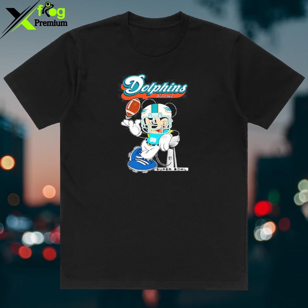 Official Mickey Mouse x Miami Dolphins Disney Inspired Super Bowl Football  Shirt - ABeautifulShirt