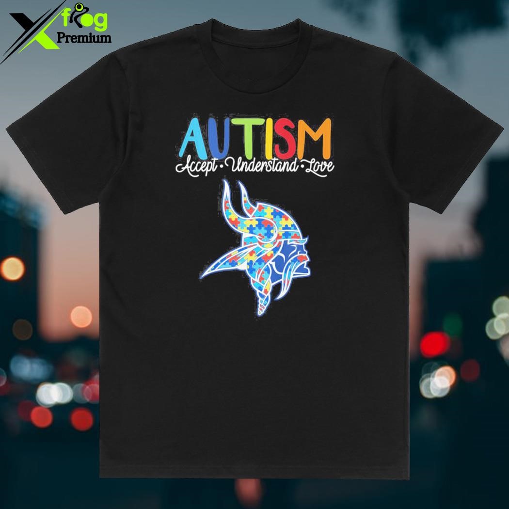 Autism Minnesota Vikings Clothing T-Shirt - TeeNavi