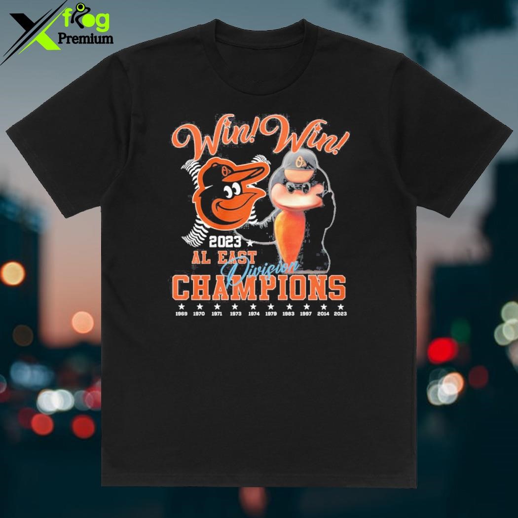 Official mlb baltimore orioles win win 2023 al east Division