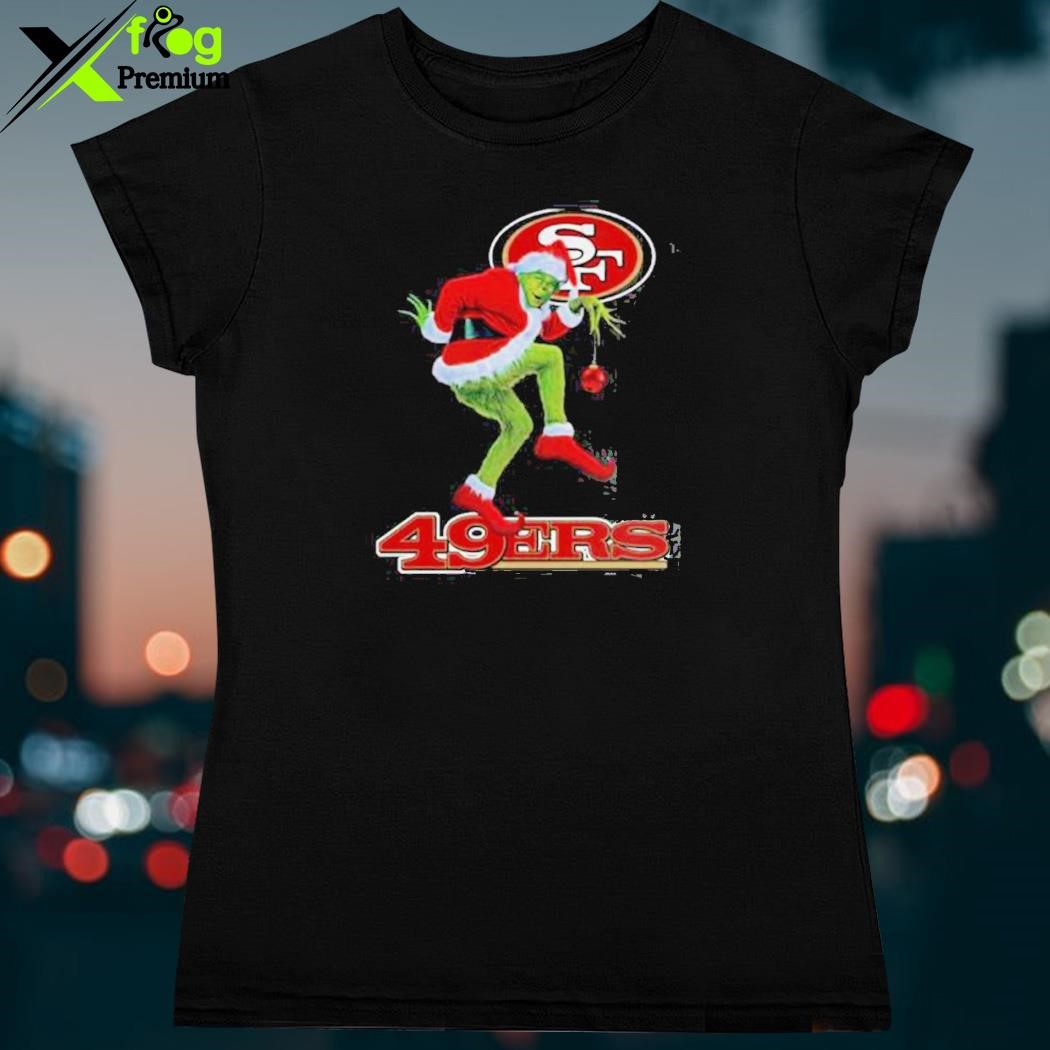 The Grinch Santa San Francisco 49ers Christmas sweater, hoodie, sweater,  long sleeve and tank top