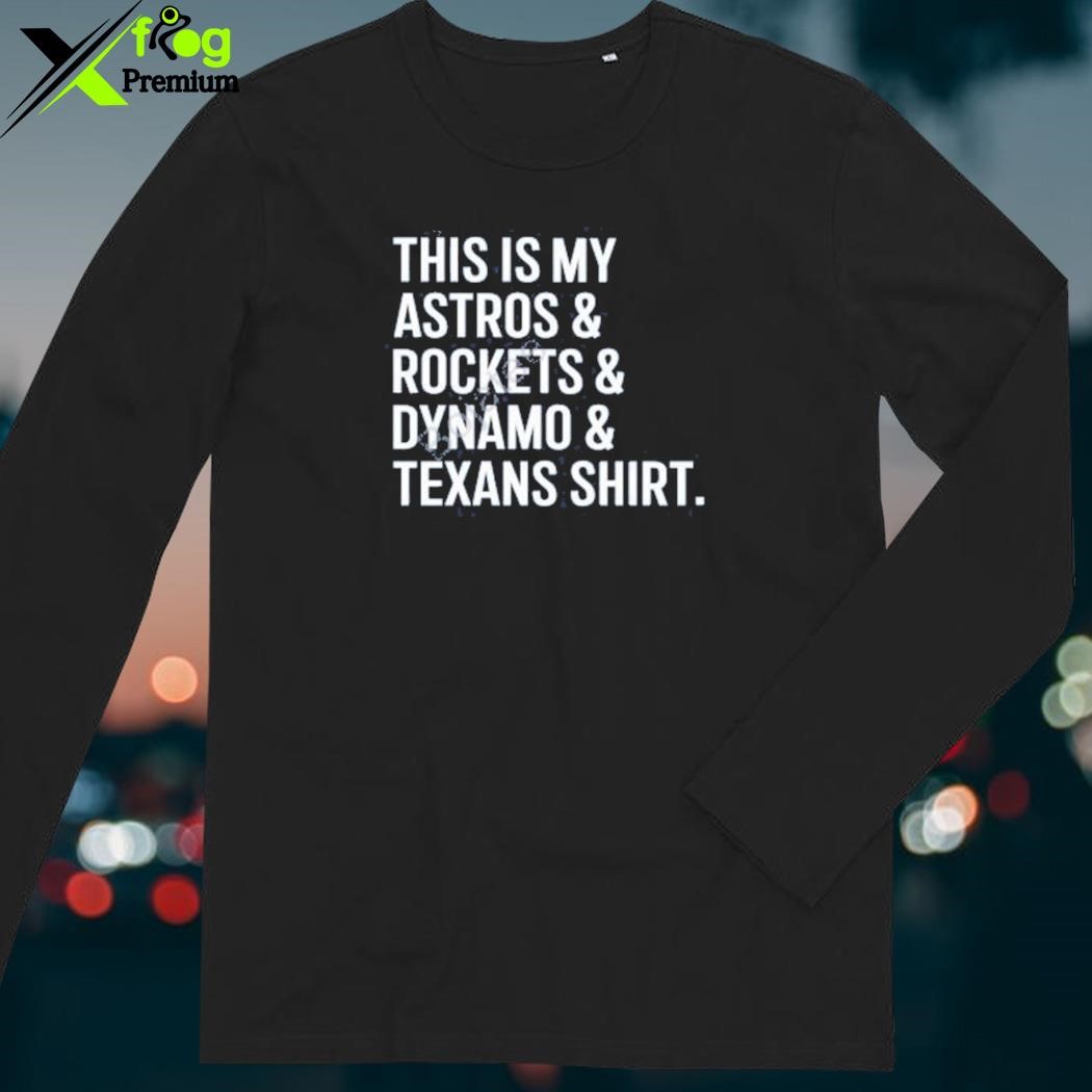 Astros Shirt Heartbeat Rockets Texans Dynamo Houston Astros Gift