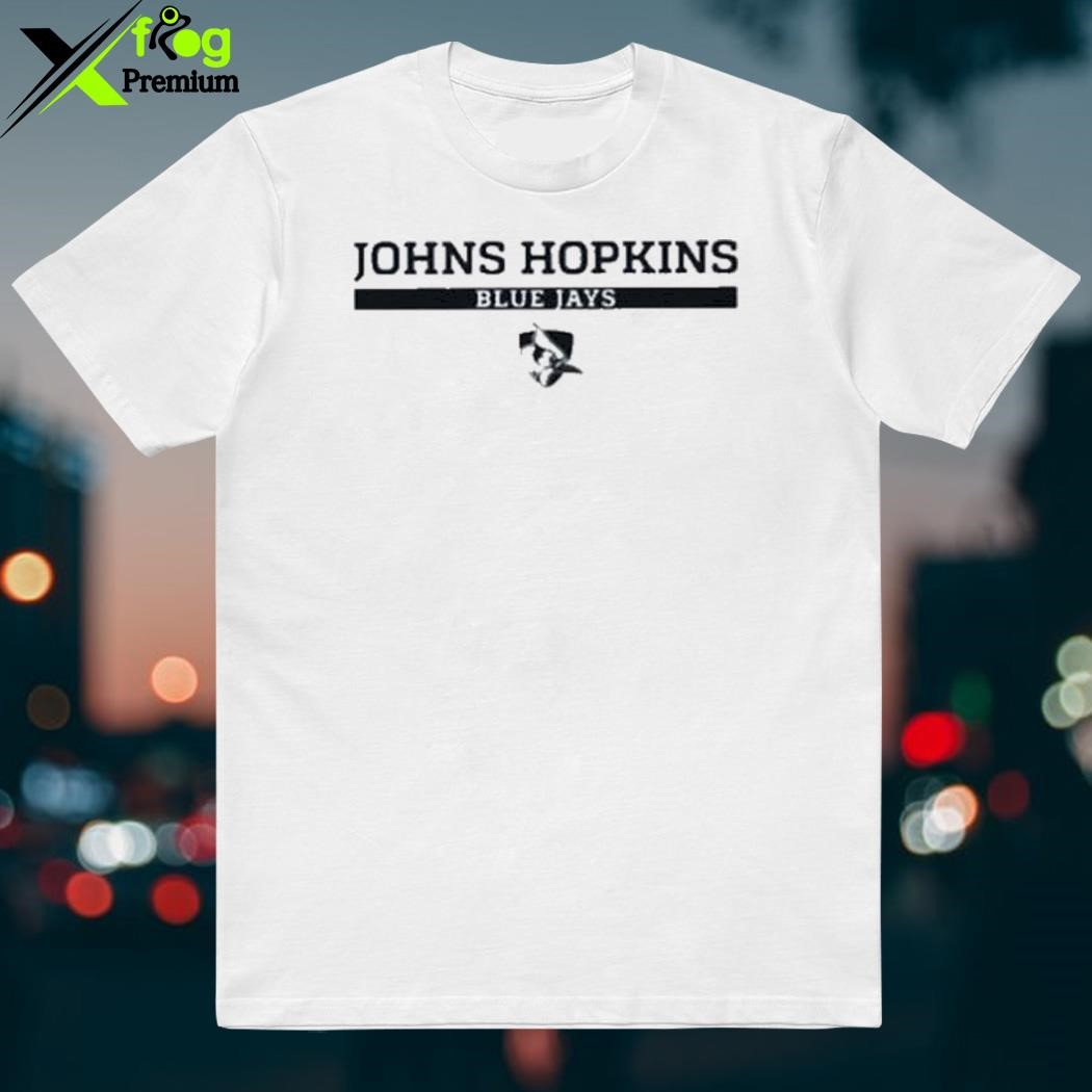 Men's League Collegiate Wear Heather Powder Blue Johns Hopkins Jays Victory Falls Tri-Blend T-Shirt Size: Medium
