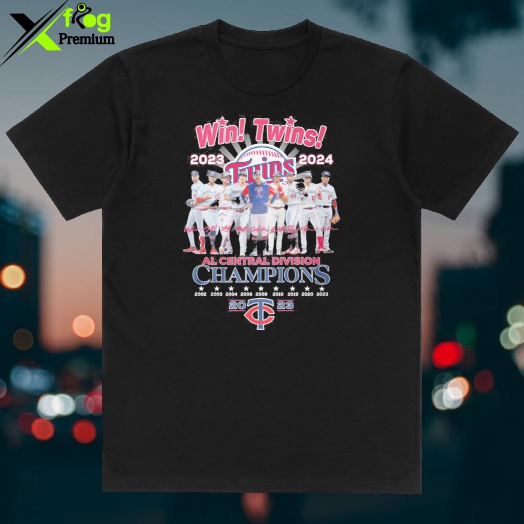 Minnesota Twins 2023 AL Central Division Champions T-Shirt S_5XL