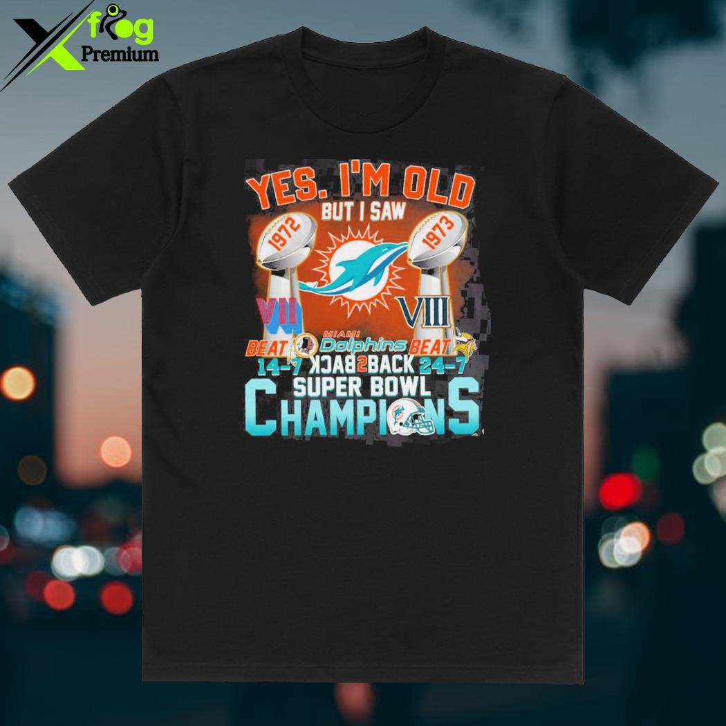 Official miami Dolphins Super Bowl VII 1972 Perfect Season shirt