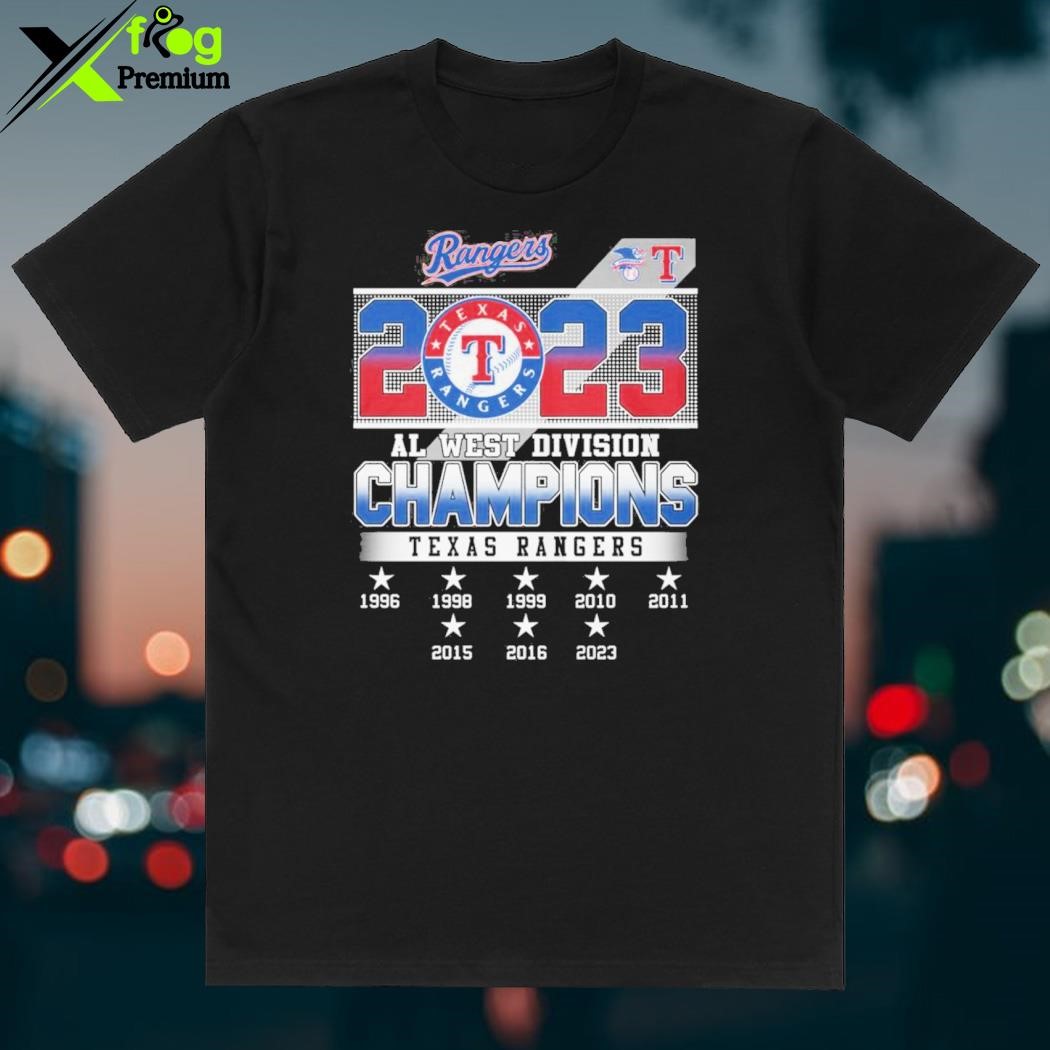 2023 Texas Rangers Al West Division Champions Unisex T-shirt