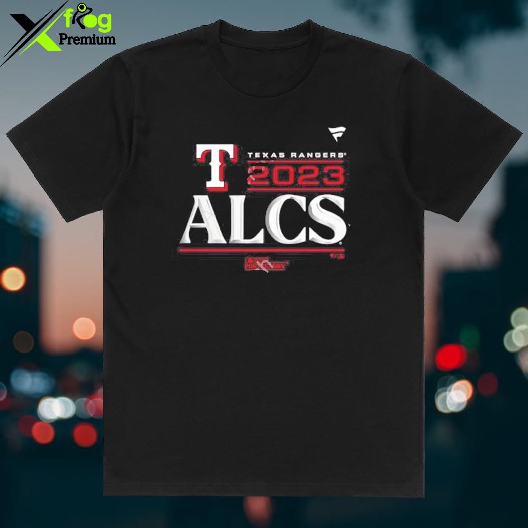 Texas Rangers Fanatics 2023 Alcs Locker Room Shirt