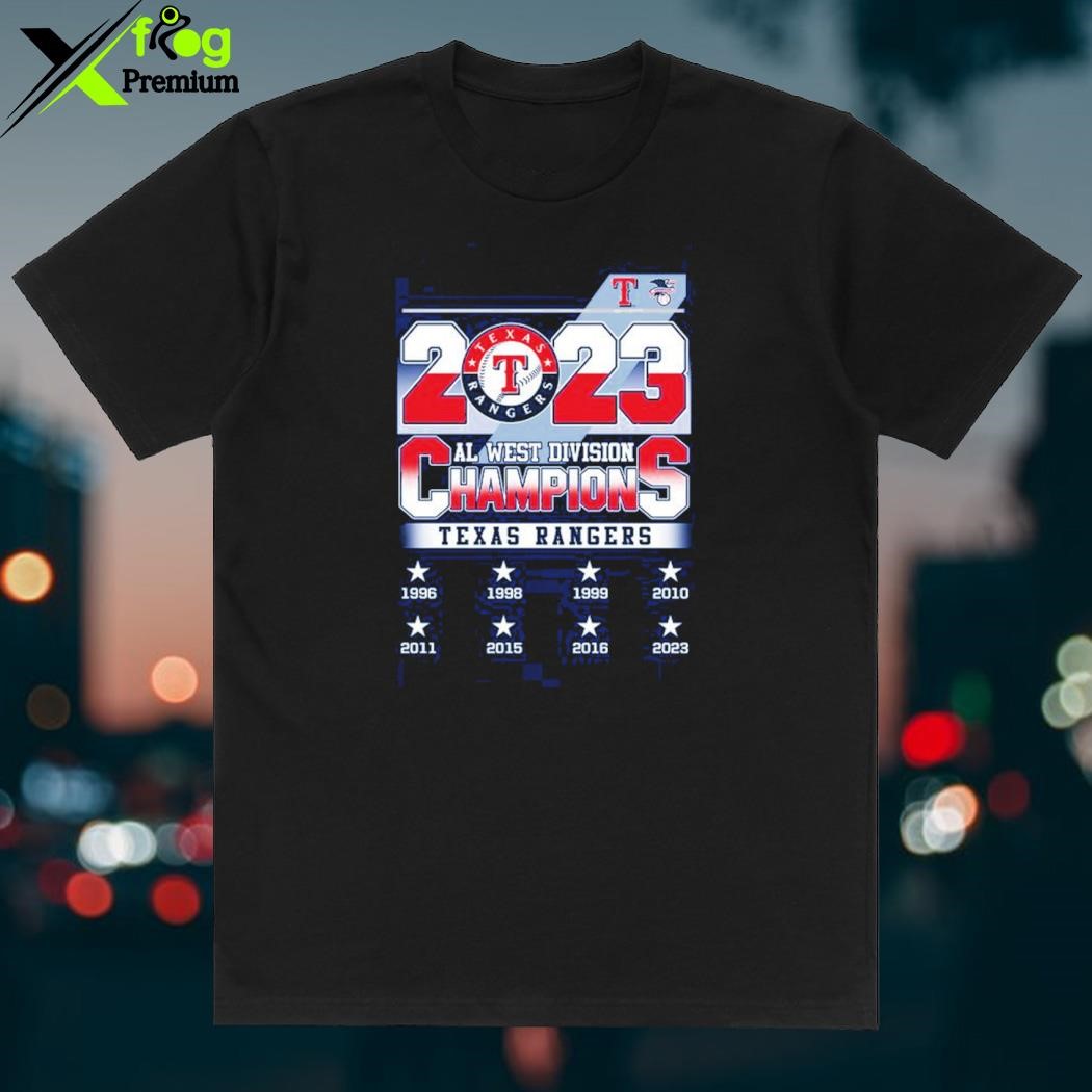 Official texas Rangers 1996-2023 American League West Division