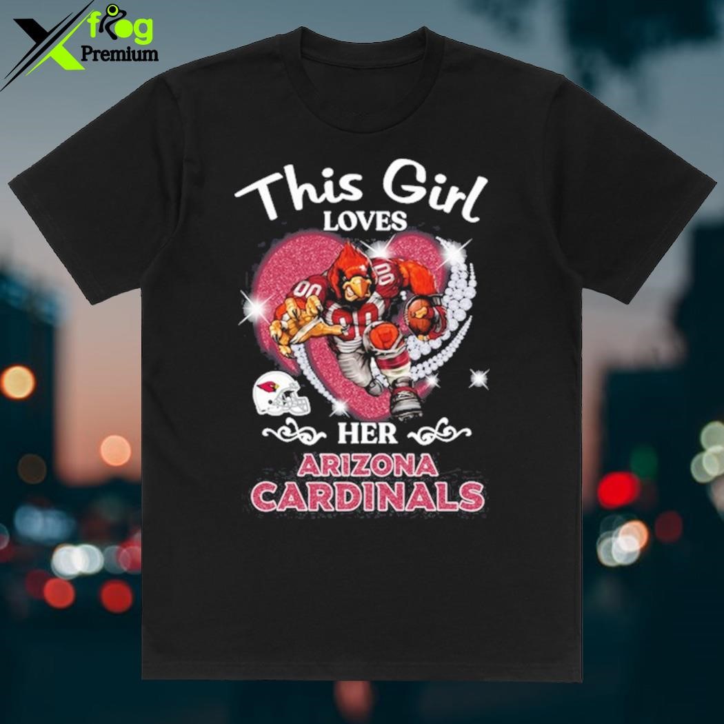 Official This Girl Love Her Arizona Cardinals Mascot Shirt, hoodie,  sweater, long sleeve and tank top