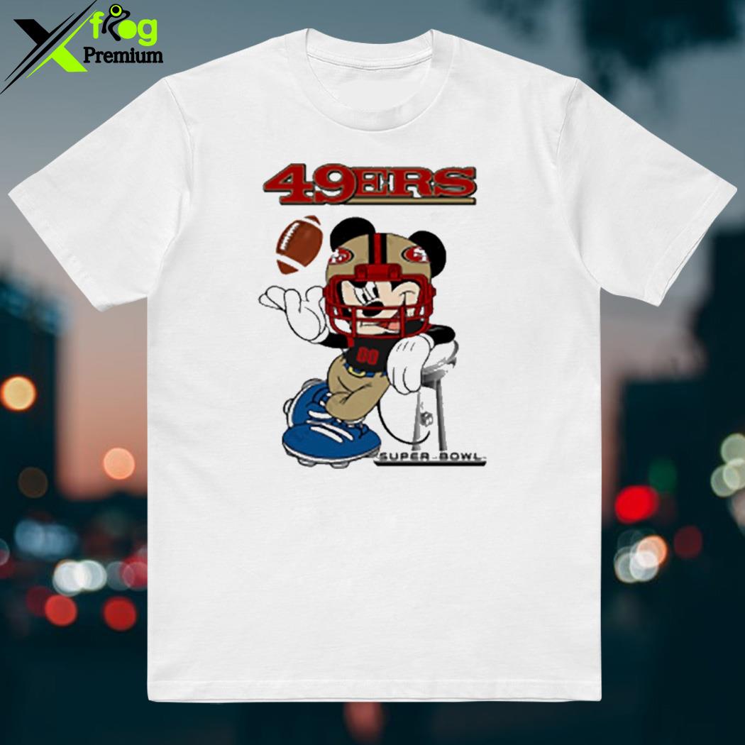 San Francisco 49ers: Mickey Mouse Disney T-Shirt - TeeNaviSport