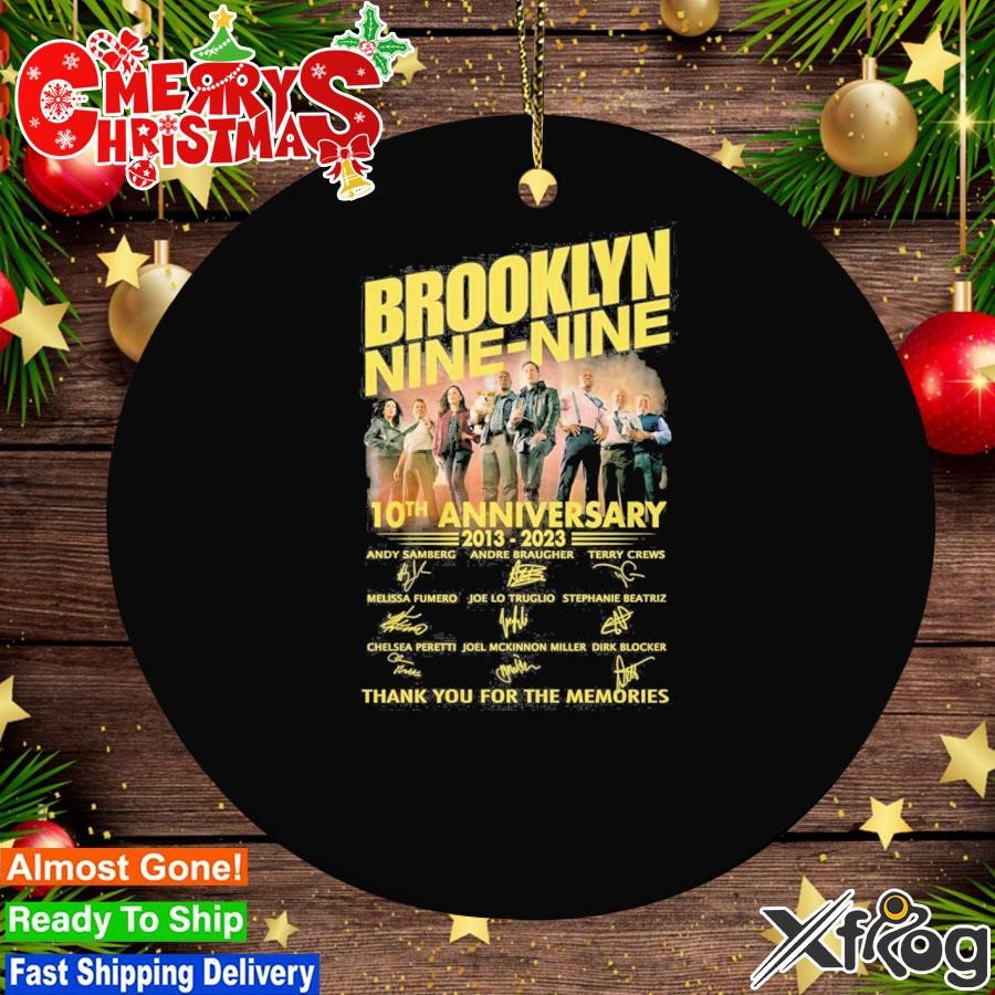 Brooklyn Nine-Nine 10th Anniversary Thank You For The Memories Signatures Ornament