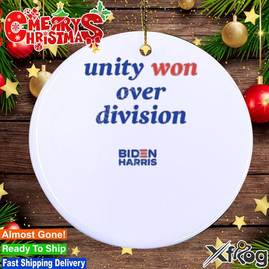 Candidly Tiff Biden Harris Unity Won Over Division Ornament
