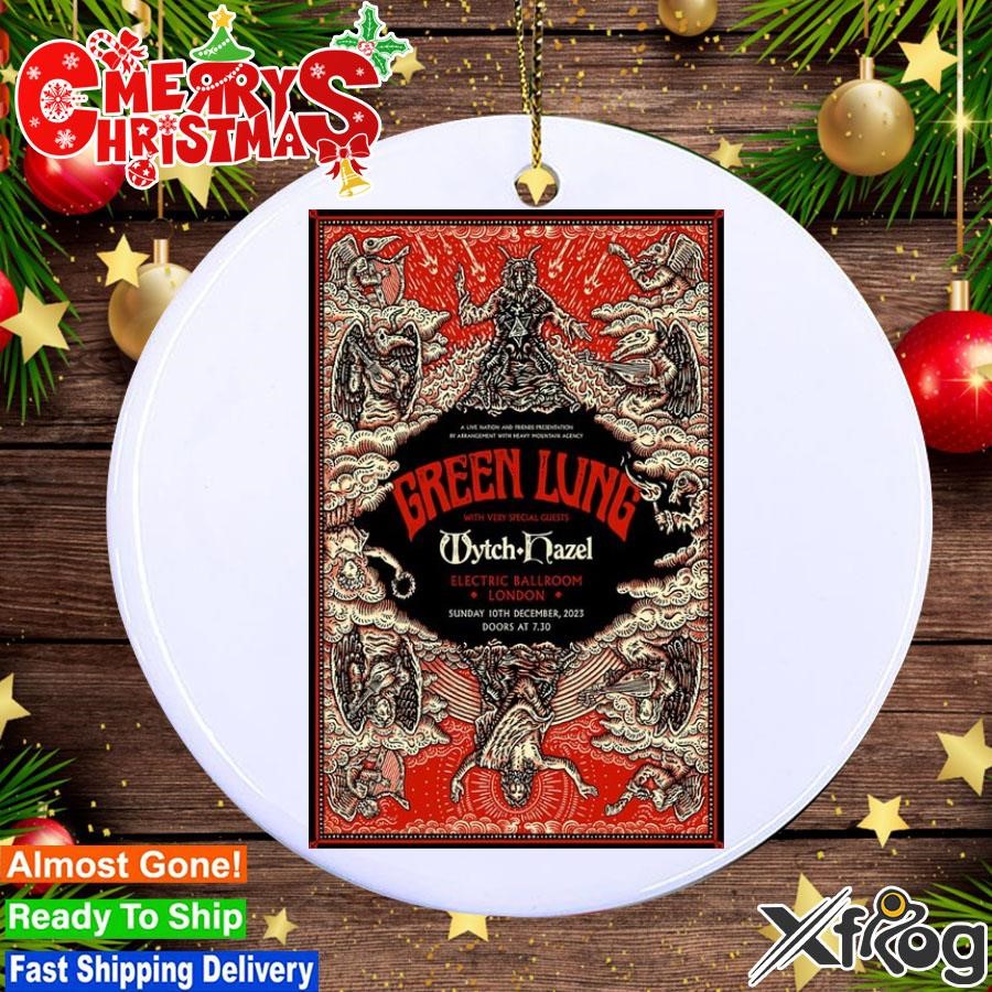 Green Lung Electric Ballroom London Dec 2023 Poster Ornament