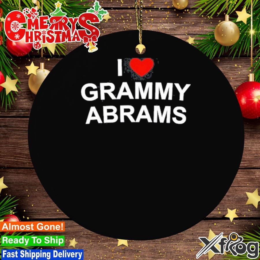 I Love Grammy Abrams Ornament