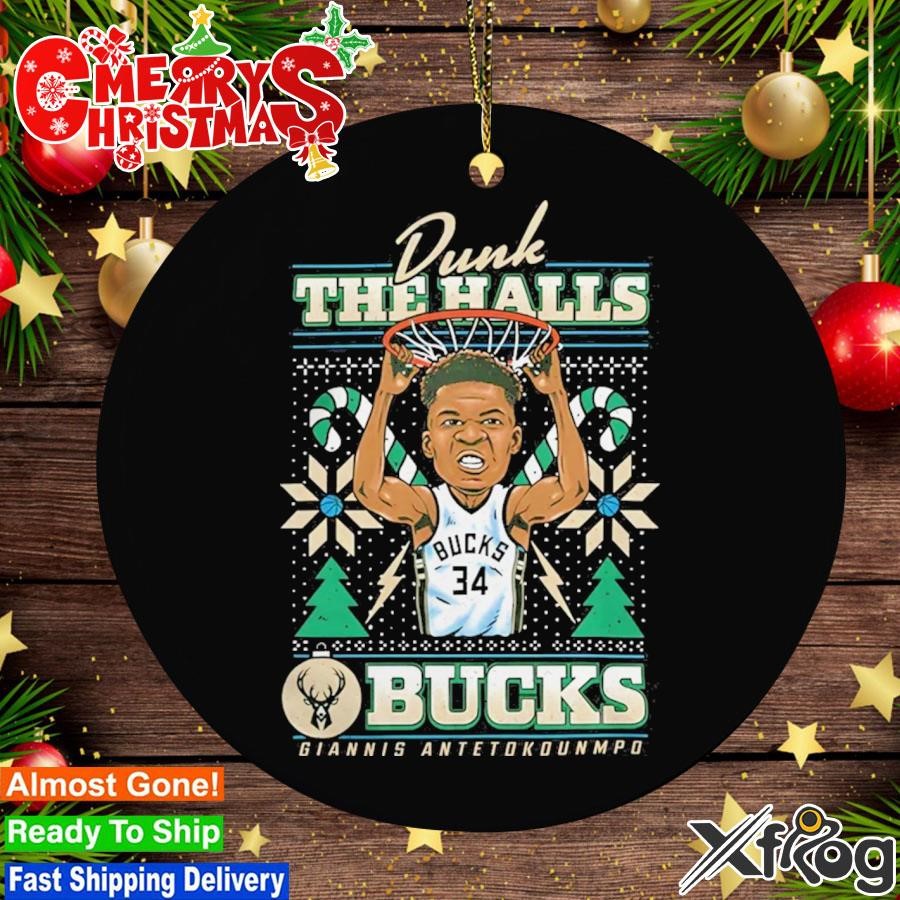 Item Of The Game Giannis Antetokounmpo Milwaukee Bucks ugly christmas Ornament