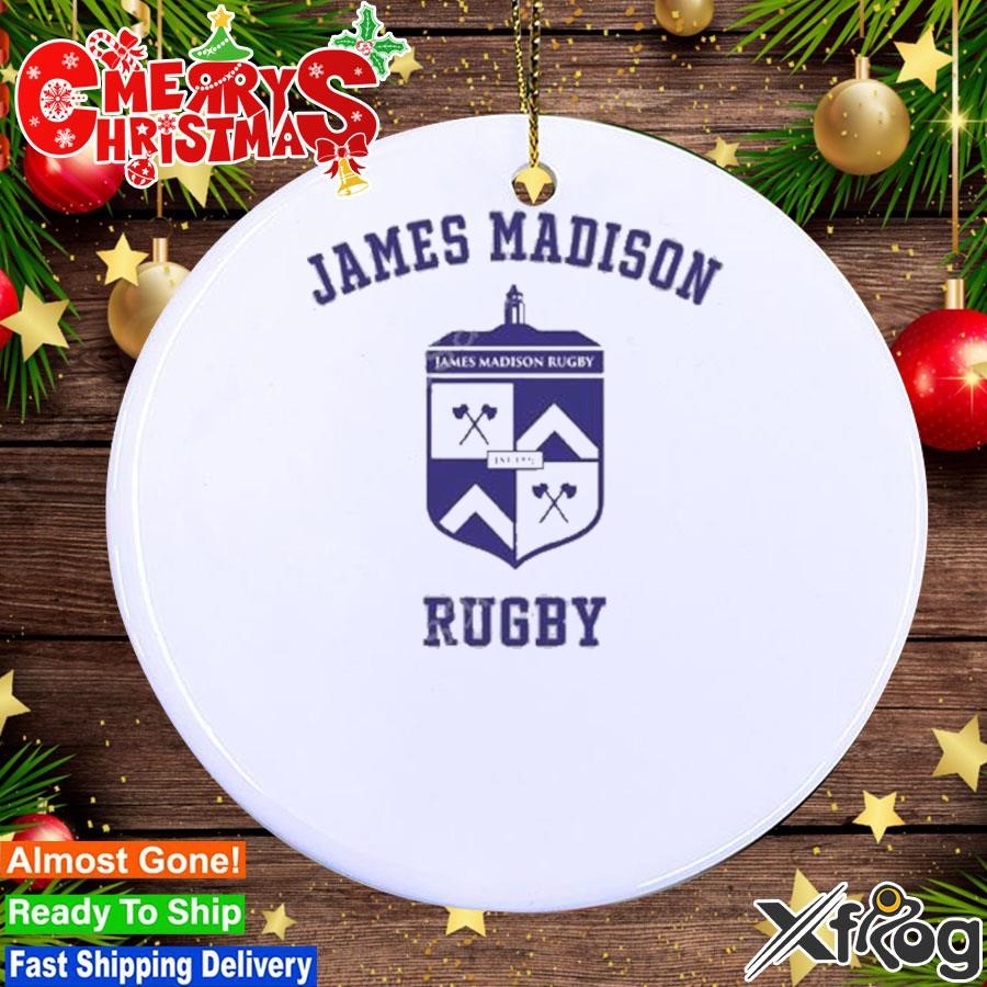 James Madison Rugby Ornament