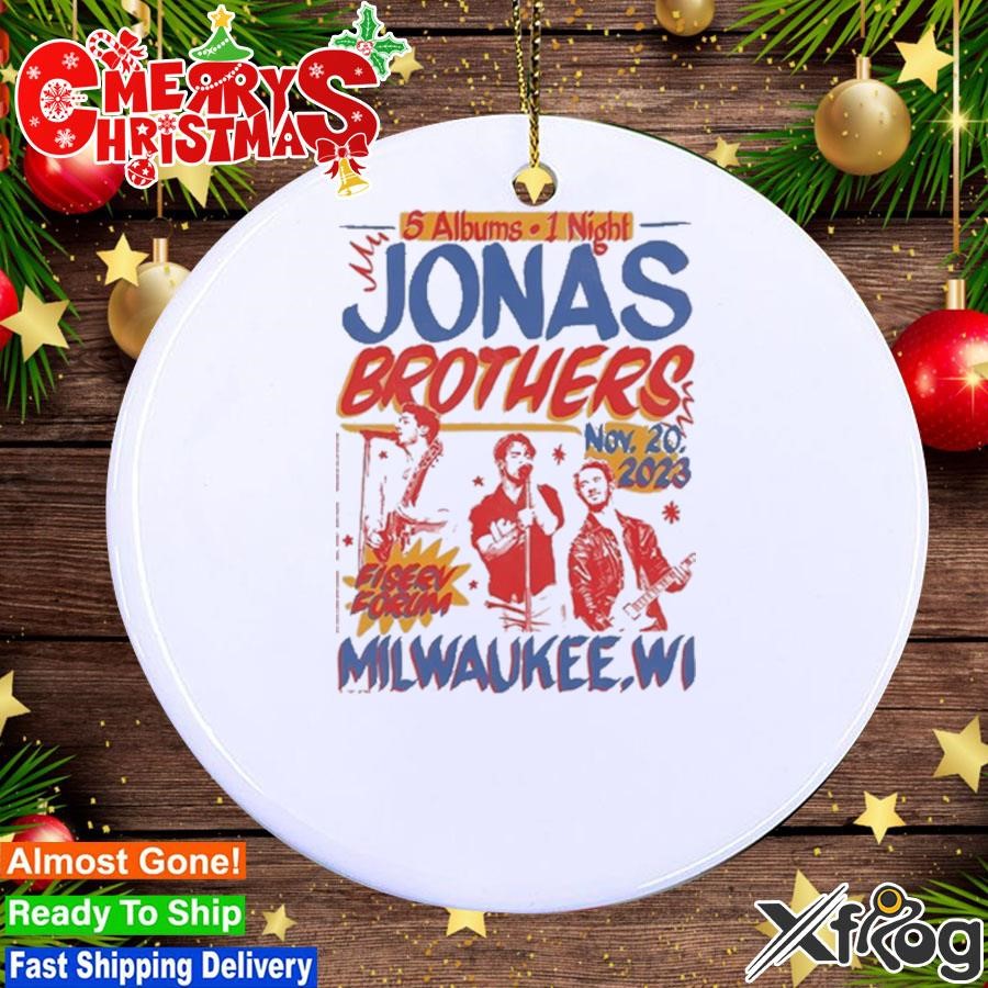 Jonas Brothers Fiserv Forum Tour 2023 Ornament