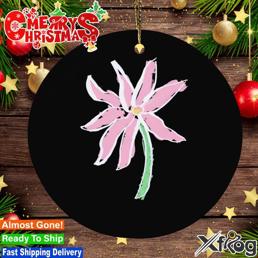 Llylm Pink Flower Ornament