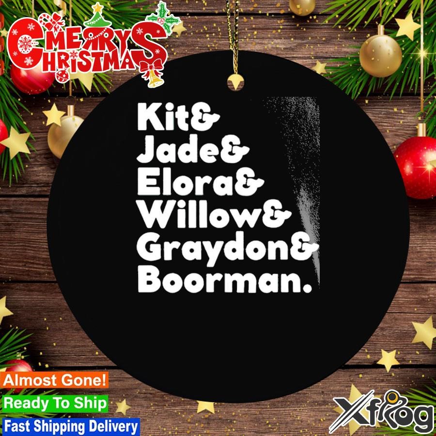 Lokidokie Kit And Jade And Elora And Willow And Graydon And Boorman Ornament