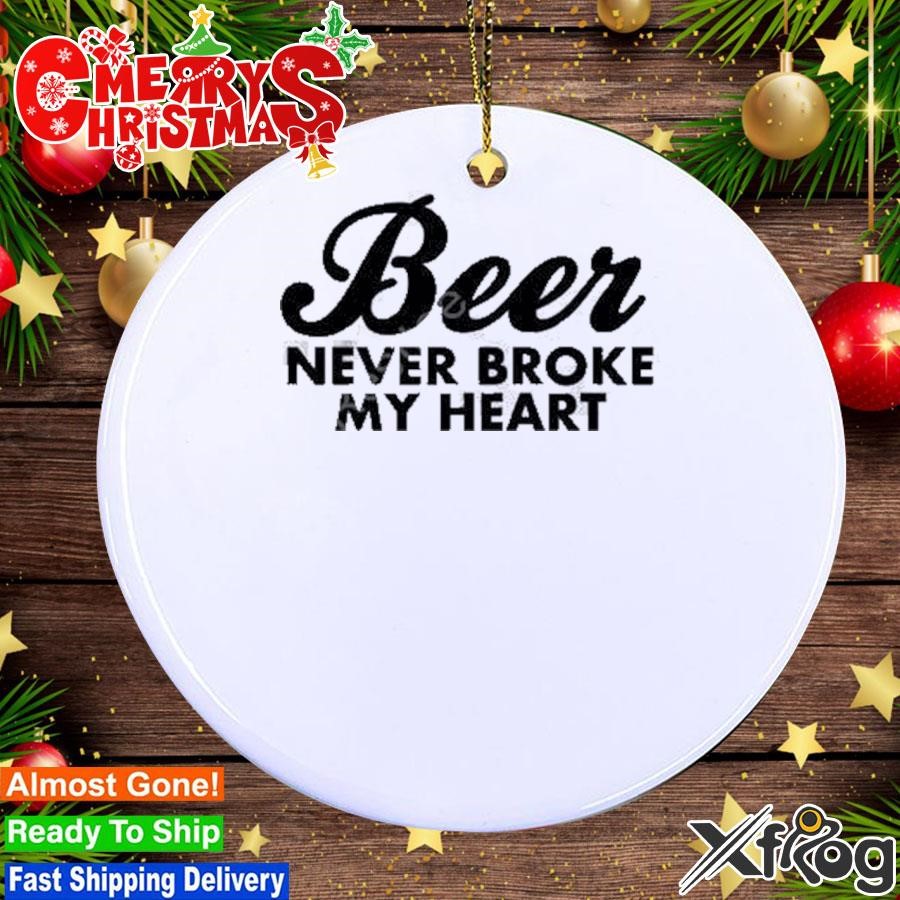 Luke Combs Beer Never Broke My Heart Ornament