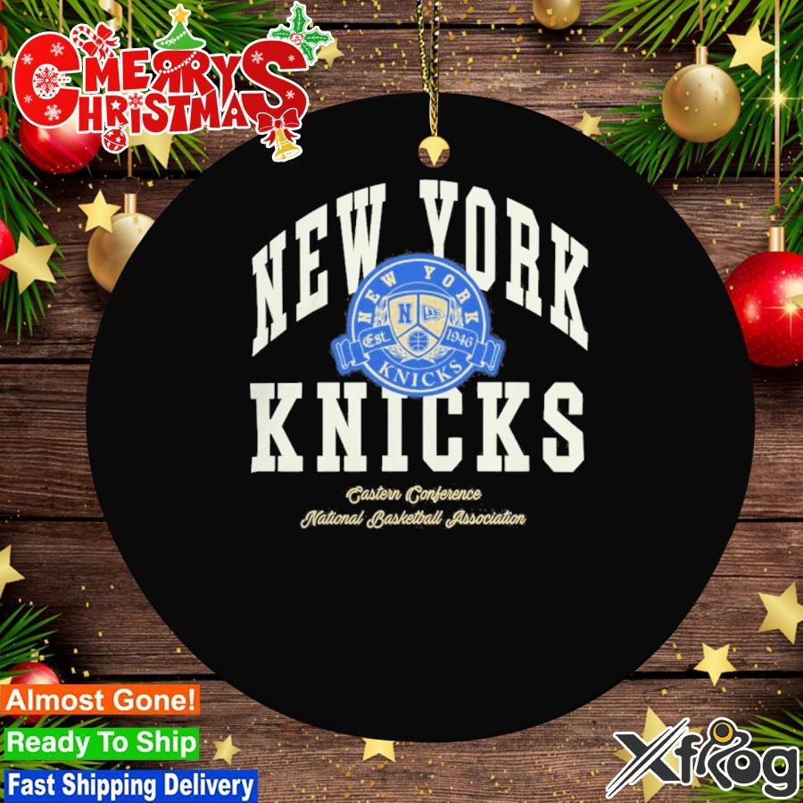 New York Knicks Letterman Classic Eastern Conference National Basketball Association Ornament