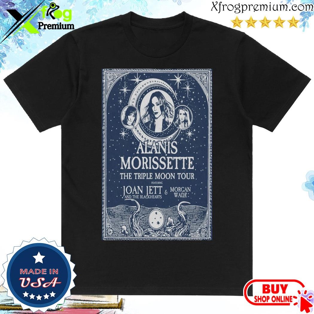 Official Alanis morissette the triple moon tour poster shirt
