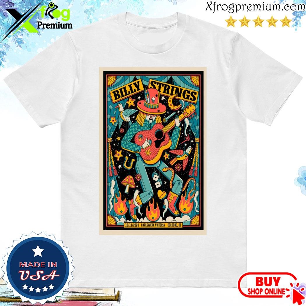 Official Billy Strings Show Carlswerk Victoria Nov 10, 2023 Poster shirt