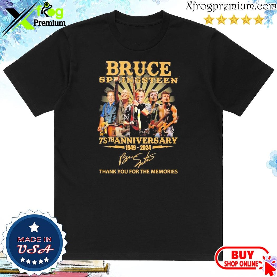 Official Bruce springsteen 60 years 1964-2024 thank you for the memoreis shirt