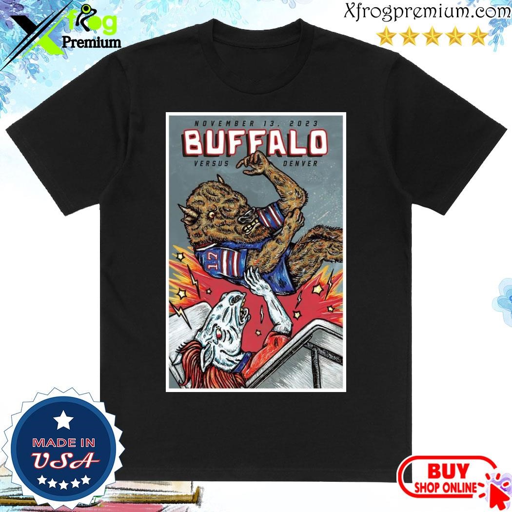 Official Buffalo Bills vs Denver Broncos November 13, 2023 Poster shirt