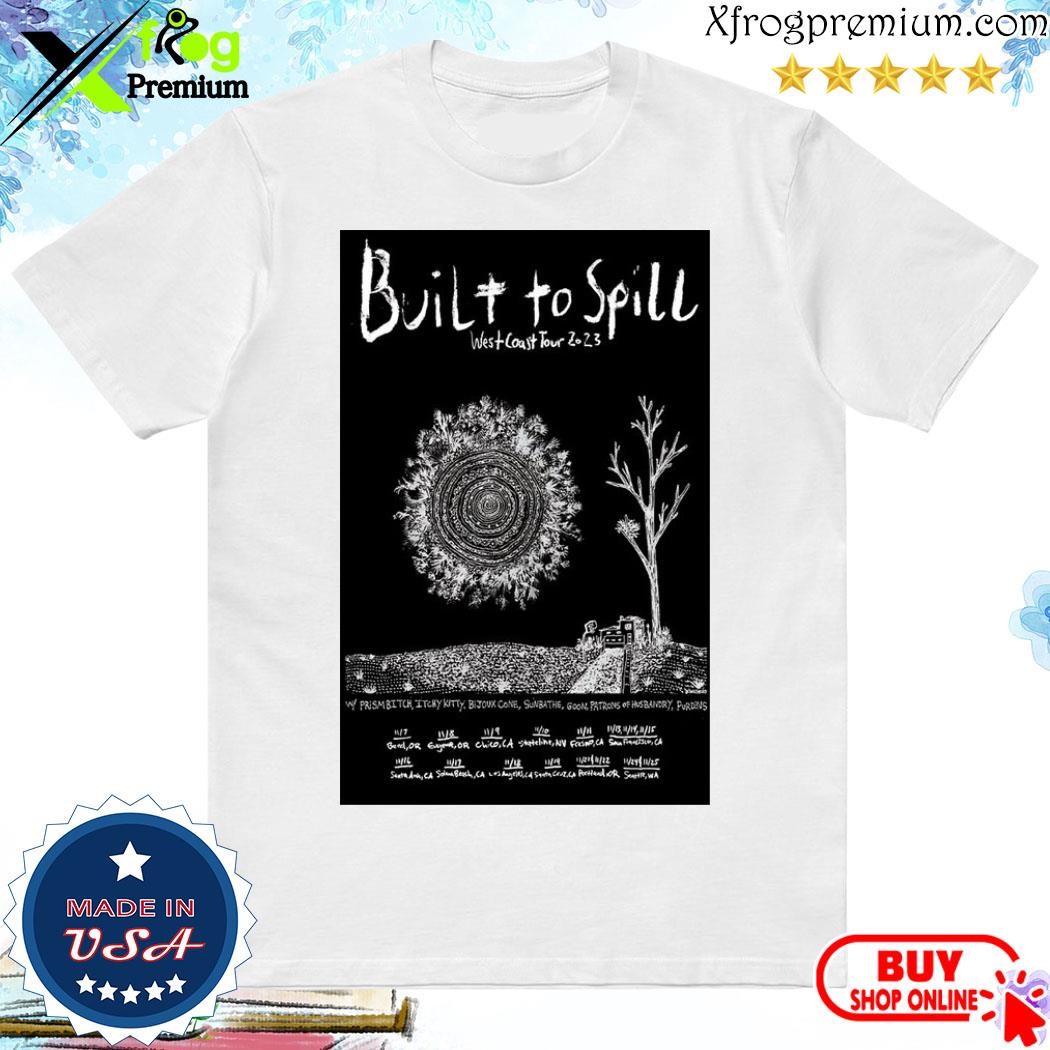 Official Built To Spill West Coast Tour 2023 Limited Poster shirt
