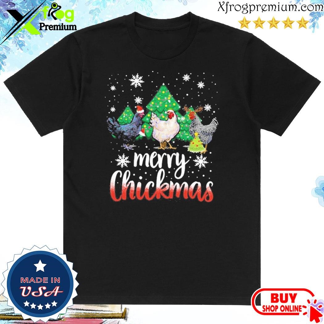Official Chicken hat santa merry christmas shirt