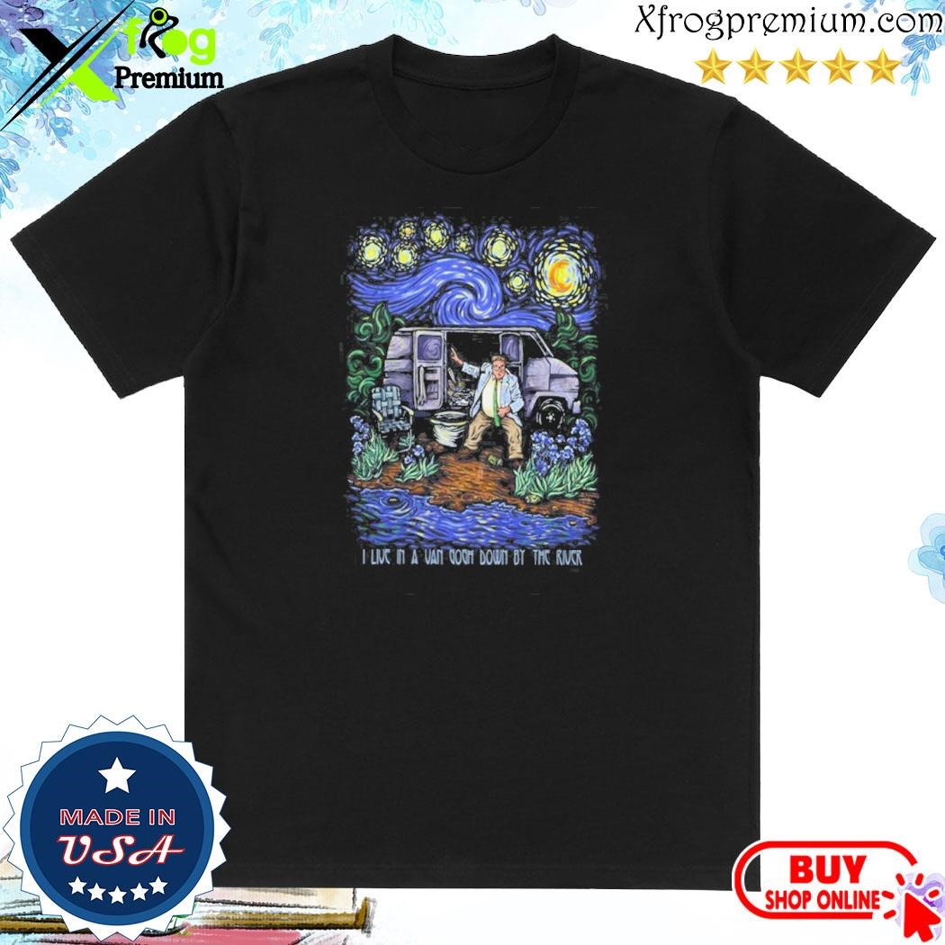 Official Chris Farley I Live In A Van Gogh Down By The River T-Shirt