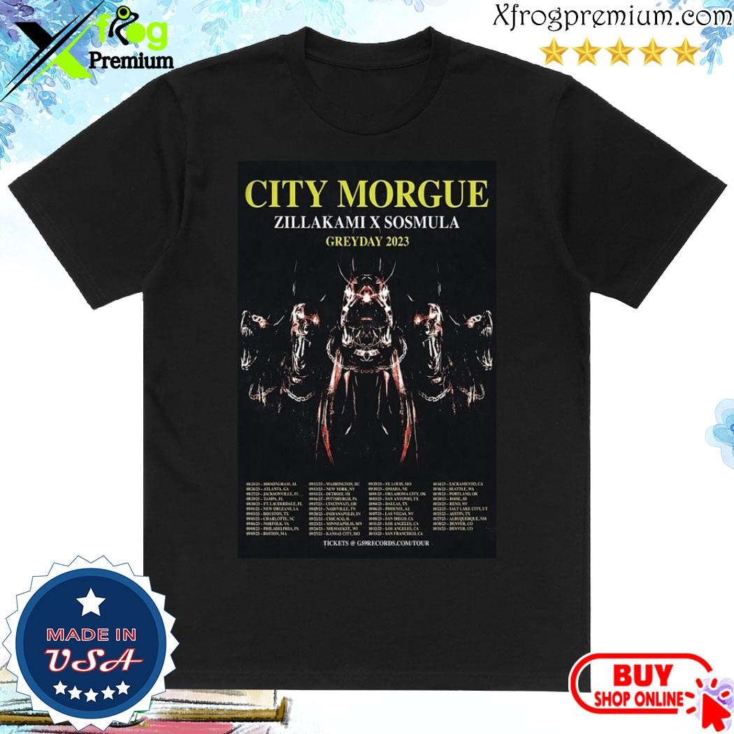 Official City Morgue Zillakami X Sosmula Greyday 23 Poster shirt
