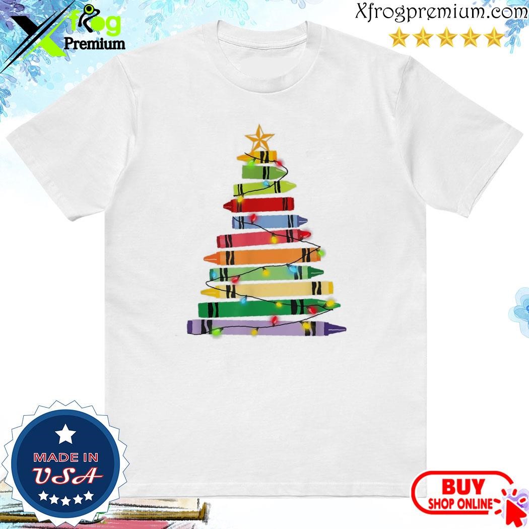 Official Coloring pine tree merry Christmas Shirt
