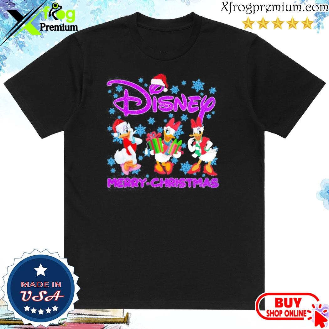 Official Daisy Duck hat santa Disney merry christmas shirt