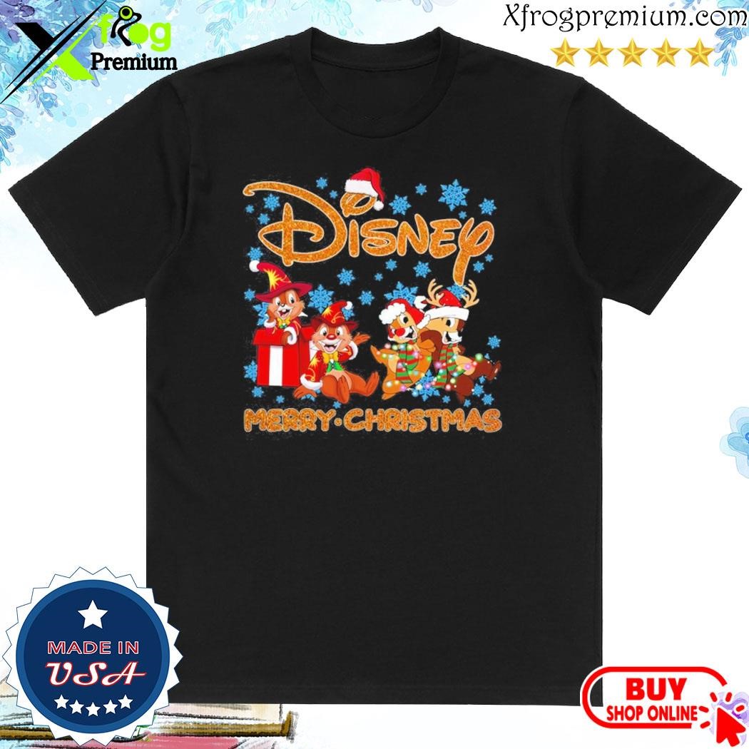 Official Dale and Chip hat santa Disney merry christmas shirt