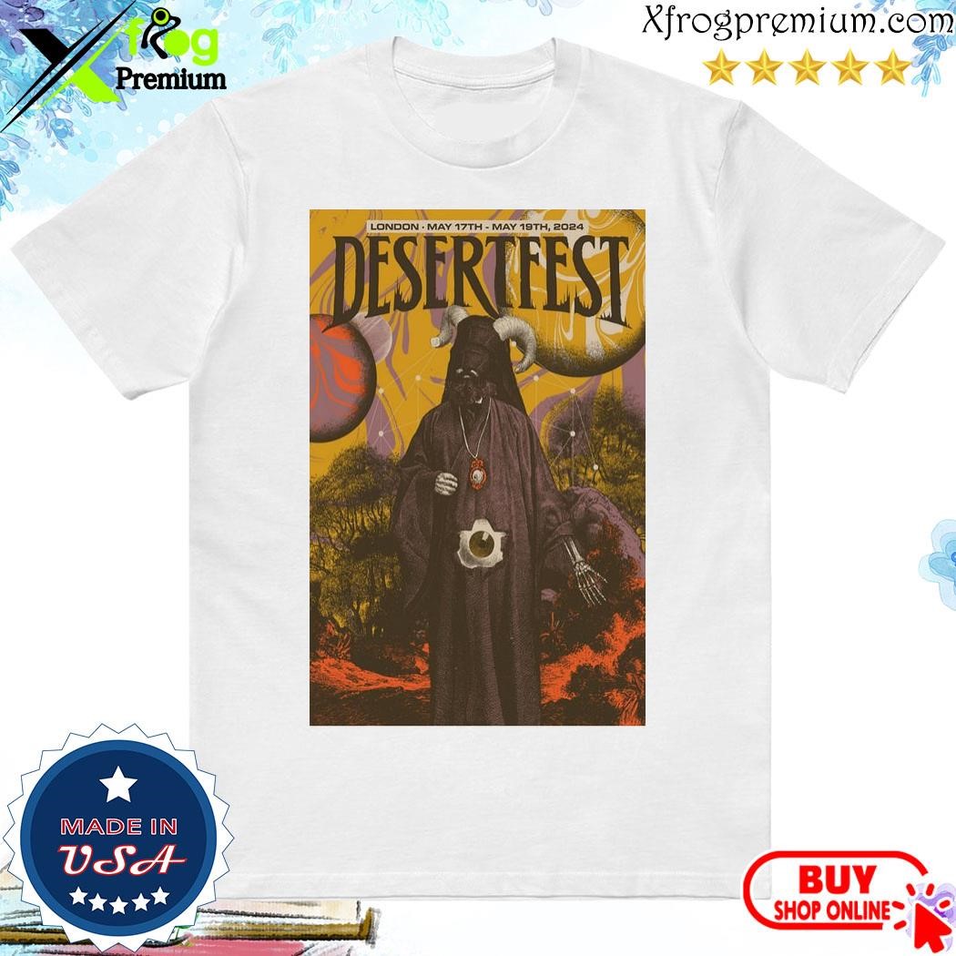 Official Desertfest London May 17th - 19th 2024 Poster shirit