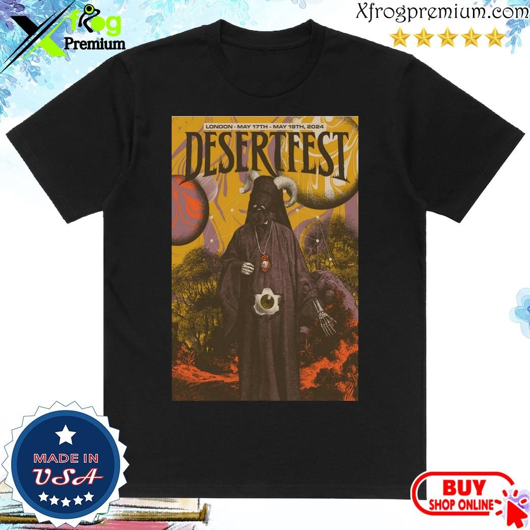 Official Desertfest May 17-19, 2024 London, England poster shirt
