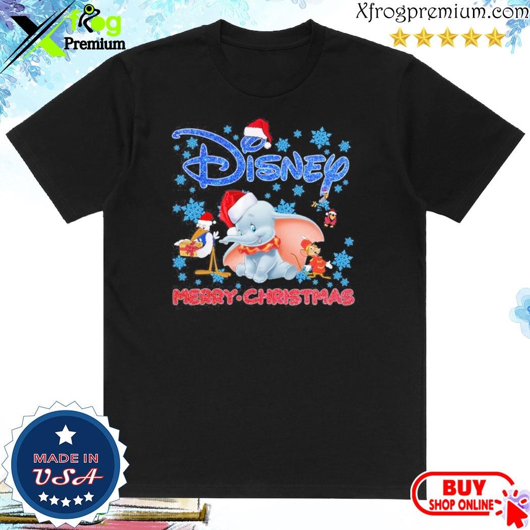 Official Elephant and friends hat santa Disney merry christmas shirt