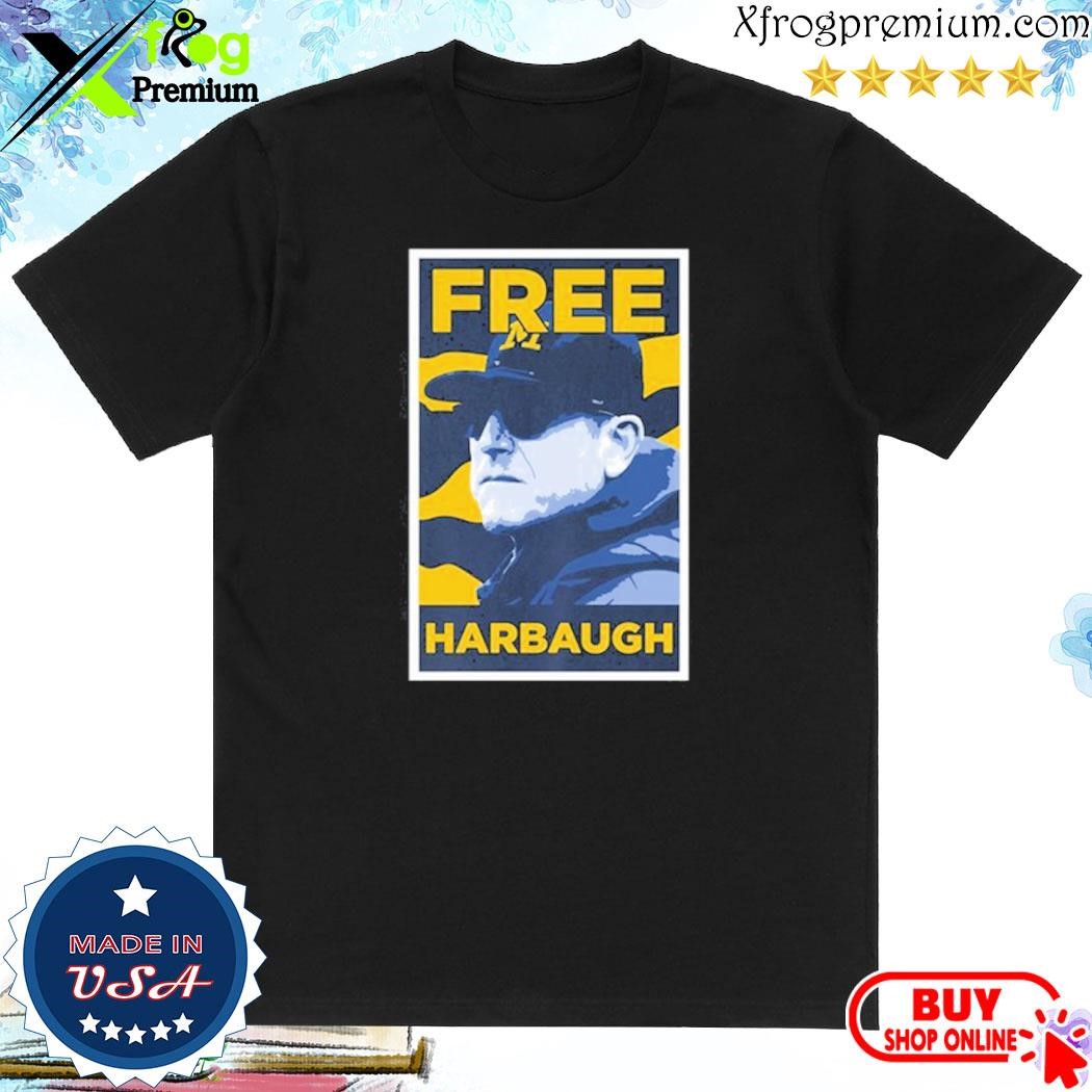 Official Free Harbaugh Free Coach Shirt