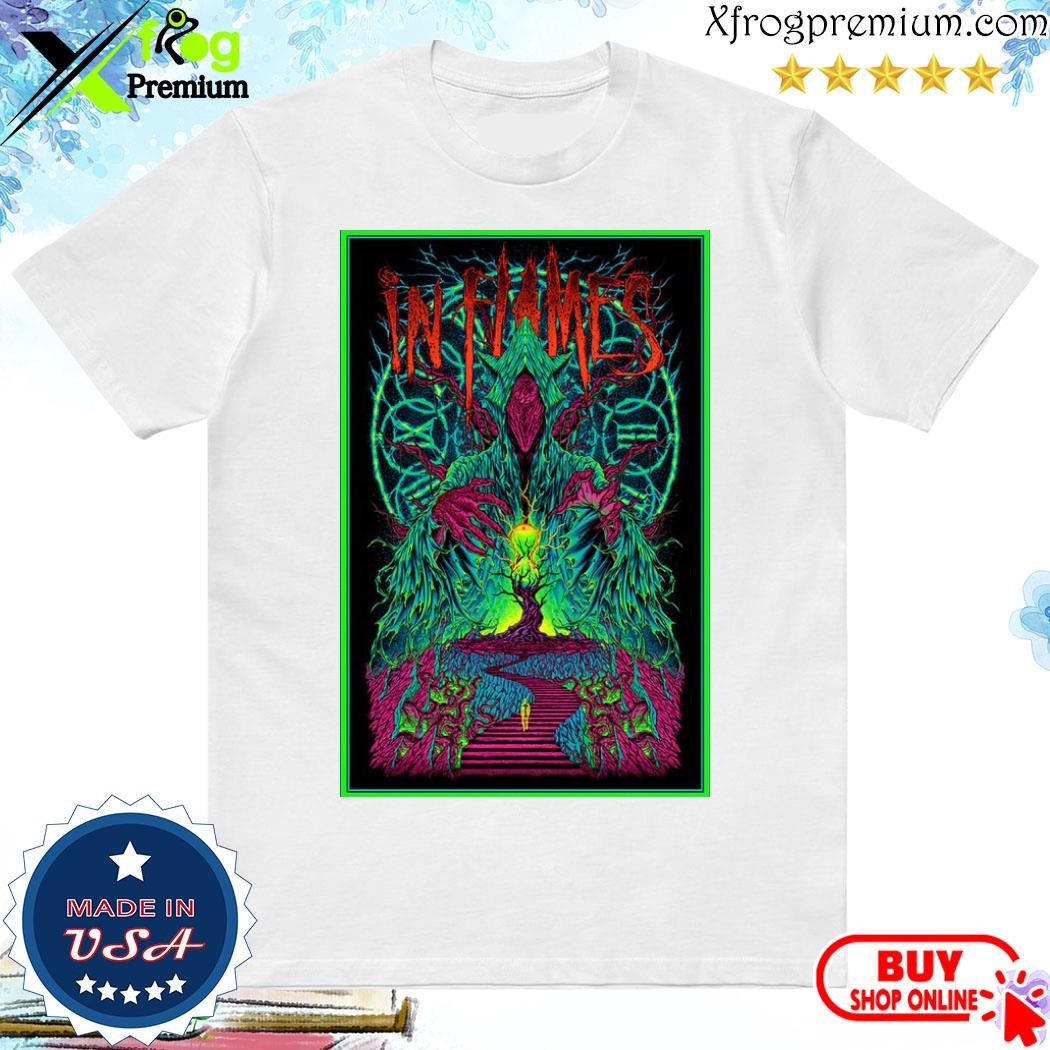 Official In Flames Tour 2023 Poster shirt