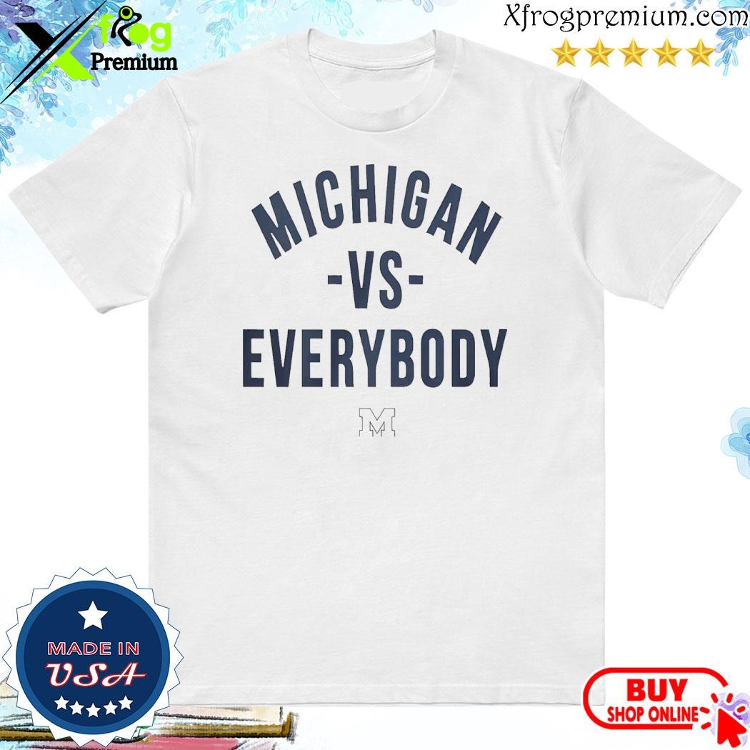 Official Jordan Michigan Vs Everybody logo Shirt