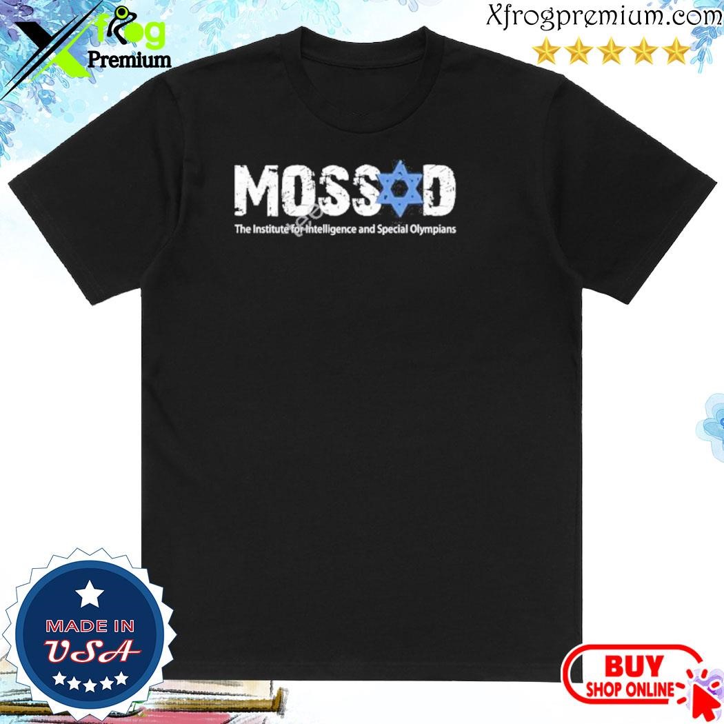 Official Keithwoodsyt Mossad The Institute For Intelligence And Special Olympian shirt