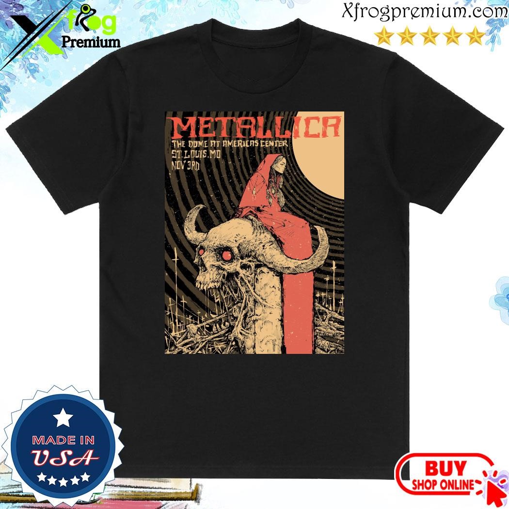 Metallica St. Louis, MO M72 North American Tour 2023 Poster T-Shirt,  hoodie, sweater and long sleeve