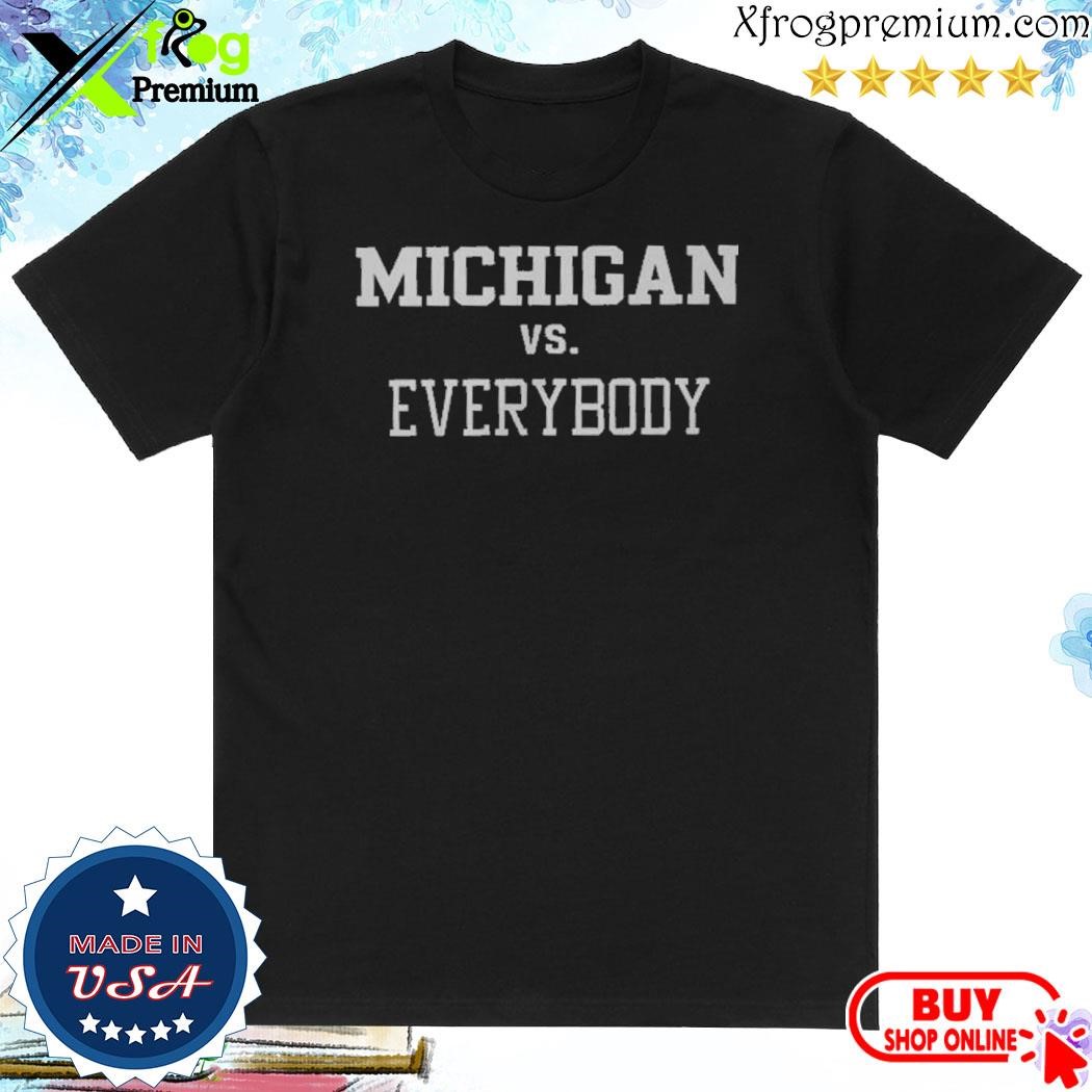 Official Michigan Vs. Everybody Black Shirt