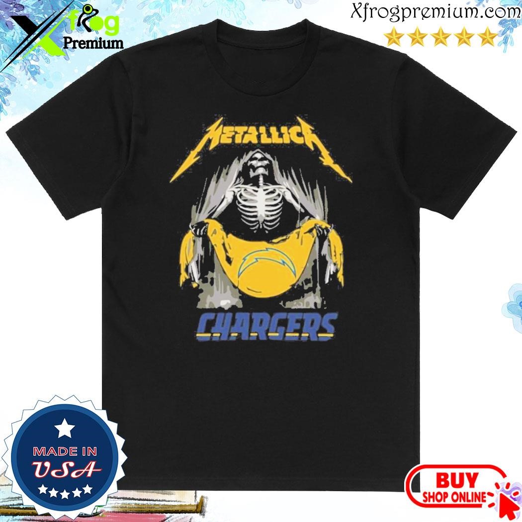 Official NFL Metallica Los Angeles Chargers Shirt